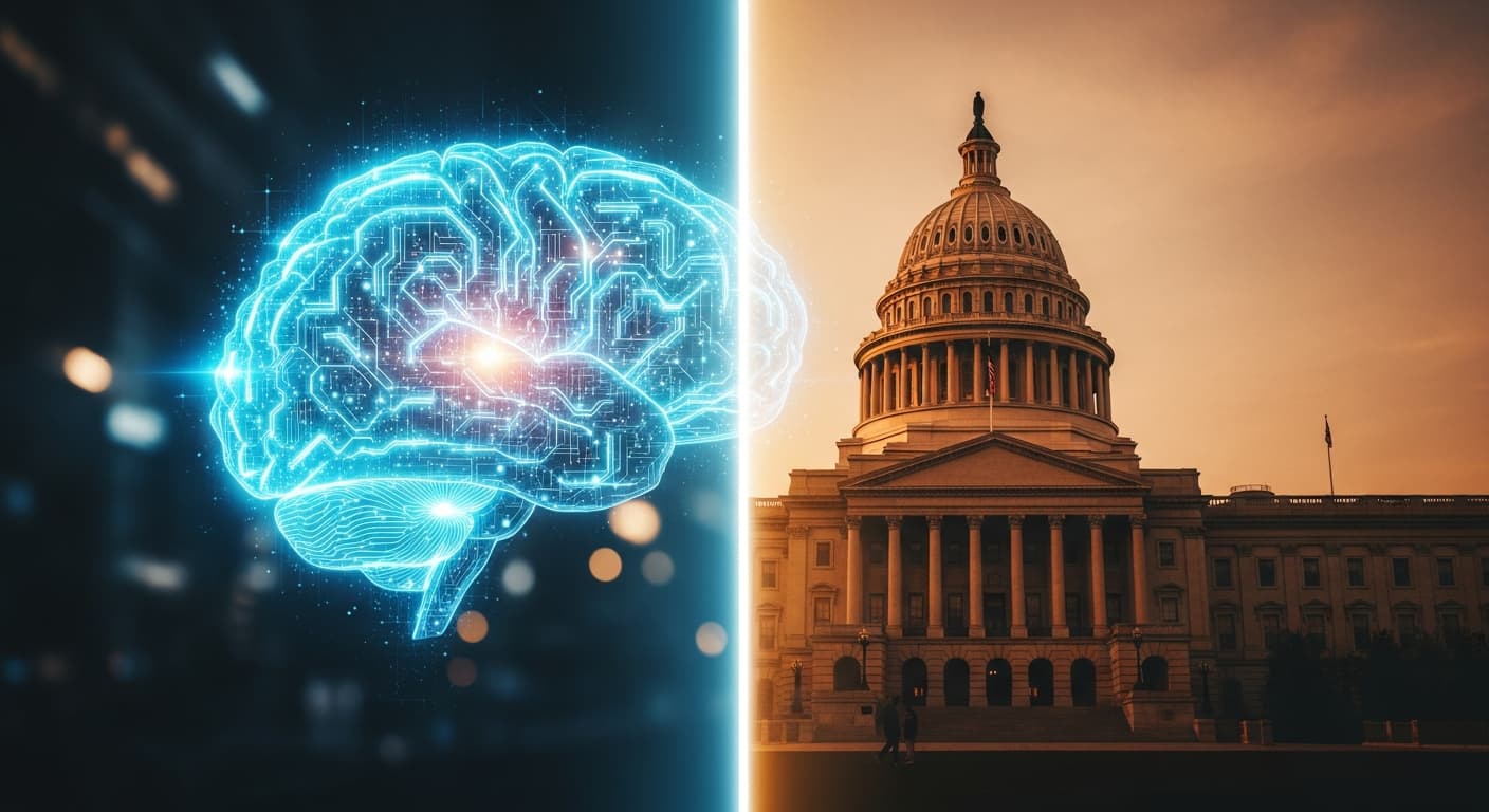 AI 與政府決策的分歧，Photo: Gemini