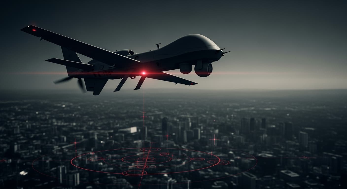 美軍無人機與 AI 目標識別技術，Photo: Gemini